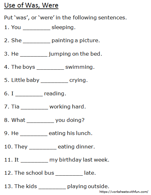 english-class-1-use-of-was-were-put-was-or-were-in-the-sentences-worksheet-2